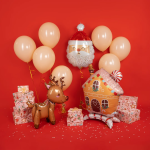 Шар 3D (30''/76 см) Фигура на подставке, Пряничный домик, 1 шт. в уп., G70020-P