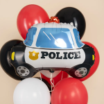 Шар (28''/71 см) Фигура, Полицейская машина, 1 шт., 901950