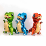 Шар (30''/76 см) Фигура 3D, Маленький динозавр, Оранжевый, 1 шт. в уп., 15528