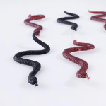 Декоративное украшение, Змеи, Черный/Коричневый, 9*0,7 см, 8 шт., 6232036