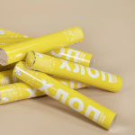 Пневмохлопушка (12/30 см), Хлопни, Серпантин тишью, Желтый, 1 шт., 723014