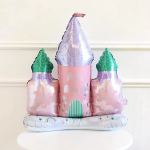 Шар 3D (34''/86 см) Фигура на подставке, Замок принцессы, 1 шт. в уп., 23543