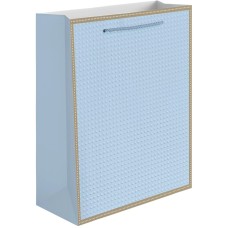Пакет подарочный, 210гр, Золотой кант, Дизайн №1, Голубой, 41,5*30*12 см, 1 шт., 504922