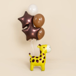 Шар (24''/61 см) Фигура 3D, Жираф, 1 шт., 27115