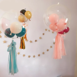 Шар (36''/91 см) Сфера, Deco Bubble (синяя упаковка), Прозрачный, Кристалл, 1 шт. в уп., 550178