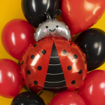 Шар (24''/61 см) Фигура, Божья коровка, Красный, 1 шт., 25390