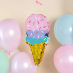 Пиньята Мороженое, Розовый/Золото, Металлик, 41,5*19,5*7,5 см, 1 шт. в упак. , 6233333-BX