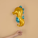 Шар (10''/25 см) Мини-фигура, Морской конек, 1 шт., 902901