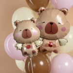 Шар (27''/69 см) Фигура, Капибара с крылышками, 1 шт., 26410