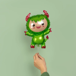 Шар (14''/36 см) Мини-фигура, Маленький чертенок, Зеленый, 1 шт., 902903VE