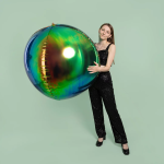 Шар 3D (60''/152 см) Сфера, Фантом, Хамелеон, 1 шт. в уп., 24932