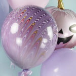 Шар (22''/56 см) Фигура, Тыква на Хэллоуин, Розовый, 1 шт., G72110