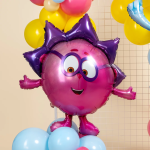 Шар (38''/97 см) Фигура, Смешарики, Ежик, 1 шт. в уп., 515102