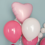 Шар (19''/48 см) Сердце, Мистик, Фламинго, Сатин, 1 шт., 221332