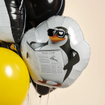Шар (21''/53 см) Фигура, Деловой пингвин, 1 шт., 27732