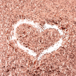 Конфетти фольга Шестиугольники, Розовое Золото, Металлик, 0,1 см, 90 г., 521353