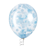 Конфетти тишью Круг, Светло-голубой, 2,5 см, 50 г., 6014342