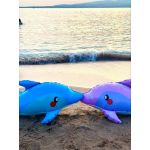 Шар (37''/94 см) Фигура 3D, Дельфин, Розовый, 1 шт., 19634