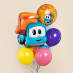 Шар (30''/76 см) Фигура, Грузовичок Лёва, 1 шт. в уп., 501808