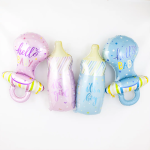 Шар (39''/99 см) Фигура, Соска Пустышка для девочки, Розовый, 1 шт., R582PV