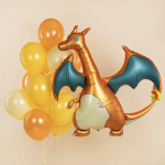 Шар (53''/135 см) Фигура, Дракон, Сатин, 1 шт., 27551