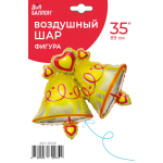 Шар (35''/89 см) Фигура, Колокольчики, 1 шт. в уп., 15113P