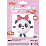 Шар (38''/97 см) Фигура, Малышарики, Пандочка, 1 шт. в уп., 515300