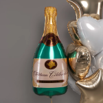 Шар (39''/99 см) Фигура, Бутылка Шампанское, 1 шт. в уп., R6714P