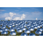 Шар 3D (32''/81 см) Сфера, Серебро, 1 шт. в уп., 23855P