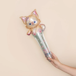 Шар ручной, с клапаном (24''/61 см) Фигура, Лисенок с цветком, 1 шт., 27092