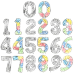 Шар (65''/165 см) Цифра, 3 Каркасная, 1 шт. в уп., 131373