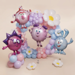 Шар (39''/99 см) Фигура, Смешарики, Бараш, 1 шт. в уп., 515117