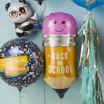 Шар (29''/74 см) Фигура, Школьный карандаш, Желтый, 1 шт., 21217