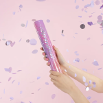 Пневмохлопушка (12/30 см), Поздравляю!, Круги фольга и тишью, Ассорти, 1 шт., 723036