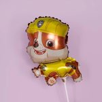 Шар с клапаном (17''/43 см) Мини-фигура, Щенок Строитель, 5 шт. в уп., 24055