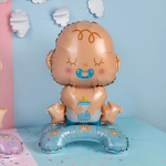 Шар 3D (25''/64 см) Фигура на подставке, Малыш Мальчик, 1 шт. в уп., 24895