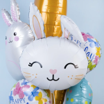 Шар (30''/76 см) Фигура, Голова, Милый Зайка, 1 шт., 23368