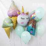 Шар (30''/76 см) Фигура, Счастливое эскимо, 1 шт., 15518