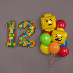 Шар (34''/86 см) Цифра, 2 Конструктор, 1 шт. в уп., 131352