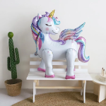 Шар (26''/66 см) Фигура 3D, Звездный единорог, 1 шт. в уп., 23484