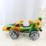 Шар (24''/61 см) Фигура 3D, Гоночная машина, Зеленый, 1 шт. в уп., 19613