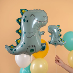 Шар (10''/25 см) Мини-фигура, Динозаврик Т-Рекс, 1 шт., 902907