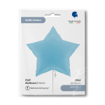 Шар (36''/91 см) Звезда, Светло-голубой, Макарунс, 1 шт. в уп., 362M00B-P