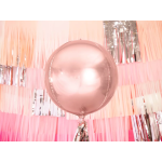 Шар 3D (15''/38 см) Мини-сфера, Розовое Золото, 1 шт., 550105