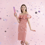 Пневмохлопушка (12/30 см), Поздравляю!, Круги фольга и тишью, Ассорти, 1 шт., 723036