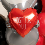 Шар 3D (64''/163 см) Ходячая Фигура, Ленивец с сердечком, 1 шт. в уп., 25079-P