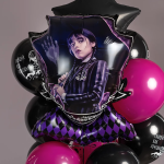 Шар (31''/79 см) Фигура, Мрачная стори, Уэнсдей, 1 шт., 23530