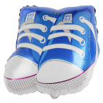 Шар (20''/51 см) Фигура, Ботиночки для мальчика, Голубой, 1 шт., 23434