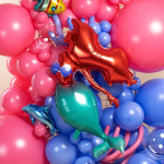 Шар (50''/127 см) Фигура, Русалочка, 1 шт., 27045