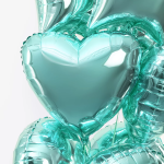 Шар (18''/46 см) Сердце, Тиффани, 1 шт., 201500TU